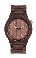 OROLOGIO IN LEGNO ALPHA CHOCOLATE WEWOOD