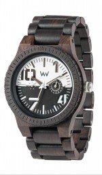 OROLOGIO IN LEGNO WEWOOD OBLIVIO BLACK WHITE